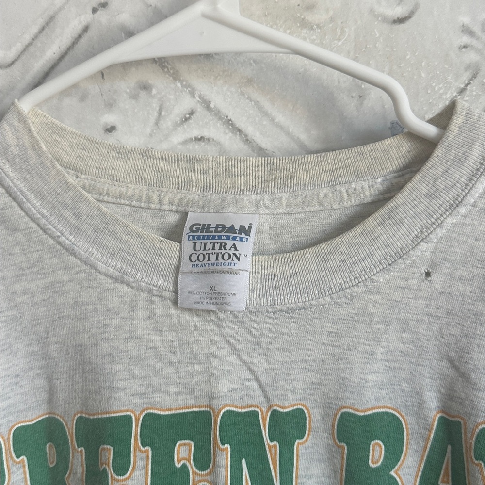 Vintage Green Bay packers Wisconsin funny nfl brats and beer Graphic Men's Shirt - Picture 2 of 7
